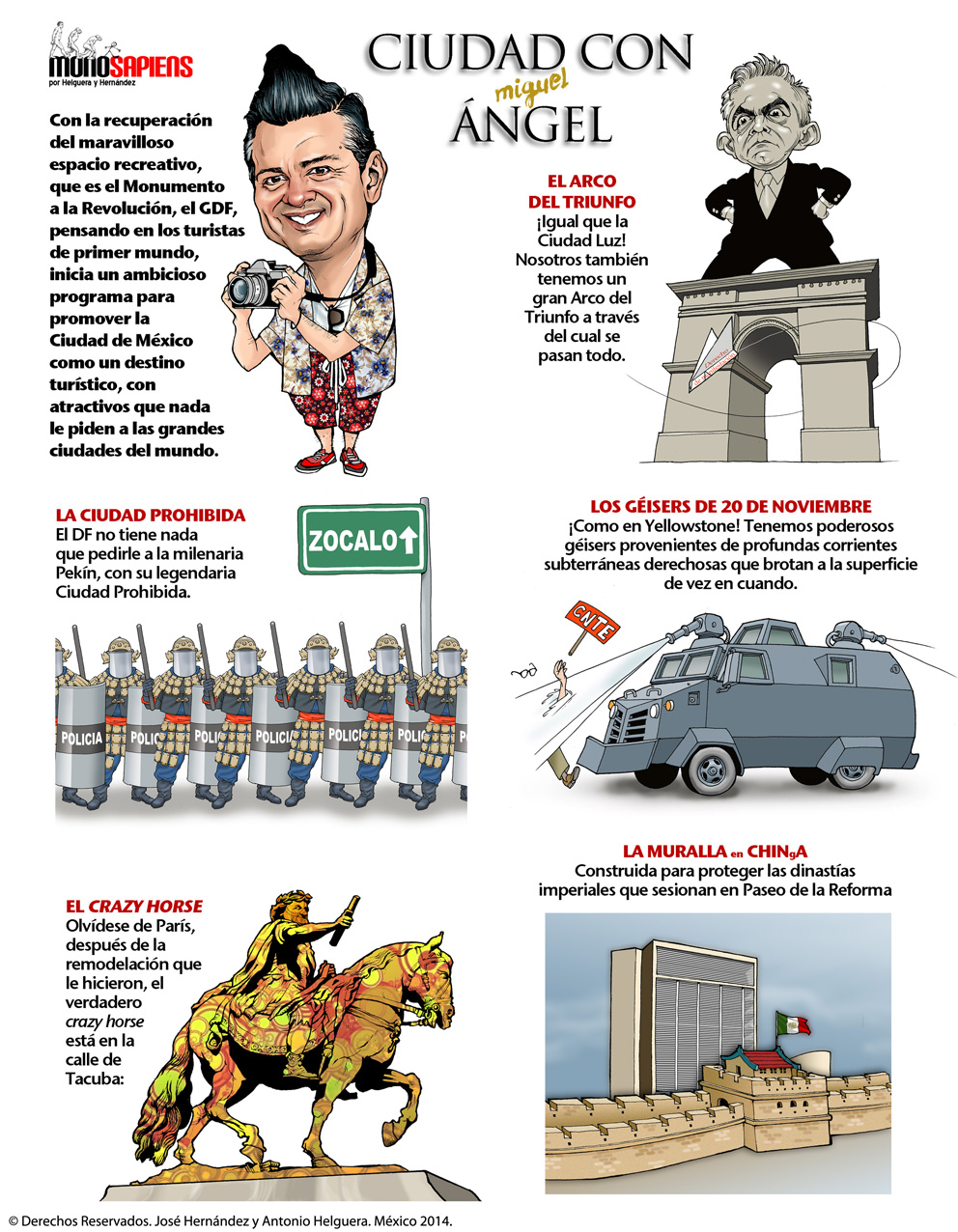 Ciudad con Miguel Ángel. Domingo 12 de enero de 2014